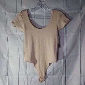 Just Polly Polly and Esther short sleeve ribbed bodysuit NWT